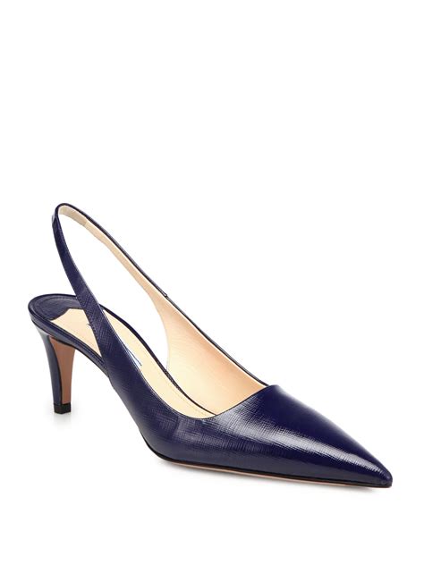 prada walking shoe with p on a side|women's slingback Prada shoes.